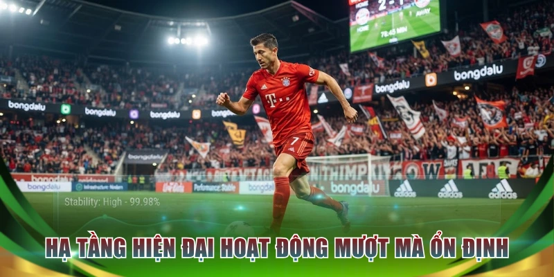 Hạ tầng hiện đại đảm bảo hoạt động mượt mà ổn định